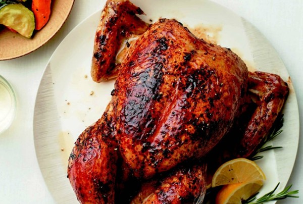 Tarragon-roasted chicken