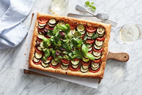Tart a la ratatouille
