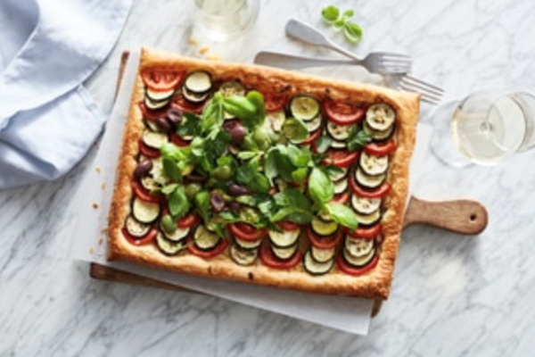 Tart a la ratatouille