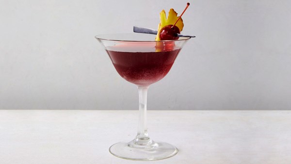 Tart cherry and ginger margarita