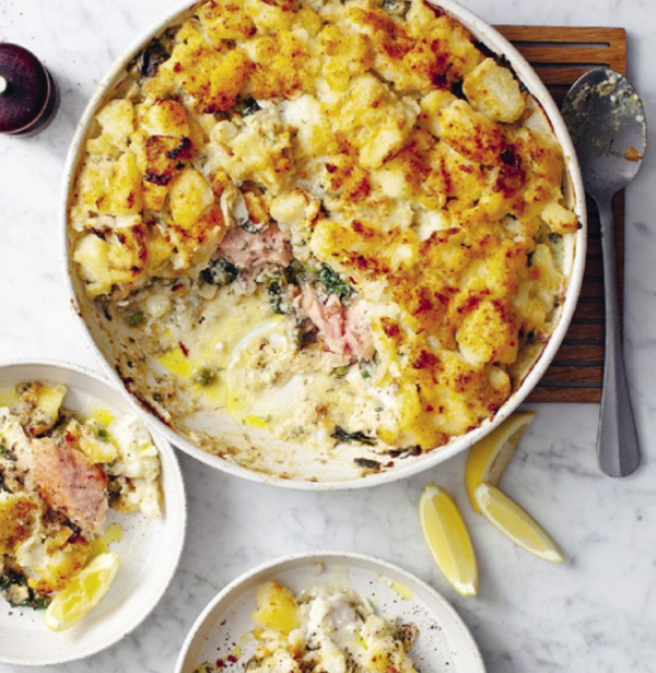 Tartare fish pie