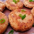 Tartare sauce fishcakes