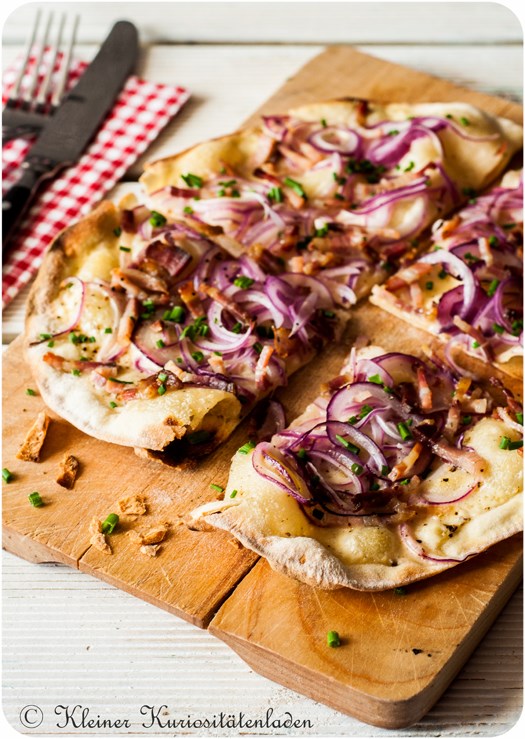 Tarte, almost classical (Flammkuchen, fast klassisch