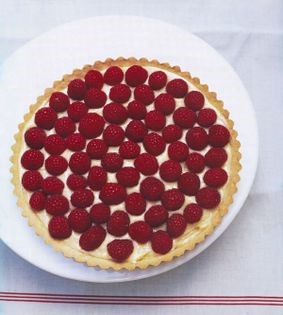 Tarte aux framboises