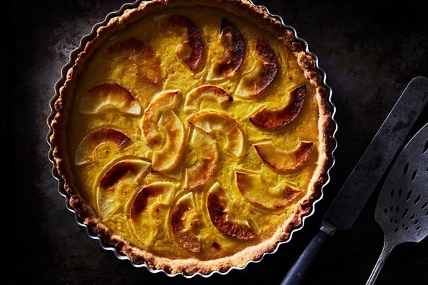 Tarte aux pommes et sucre