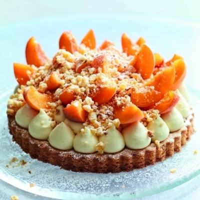 Tarte croustillante aux abricots