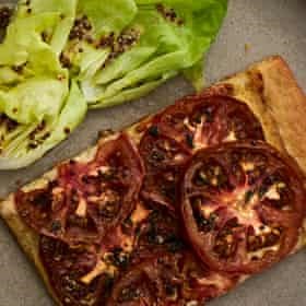 Tarte moutarde-tomate