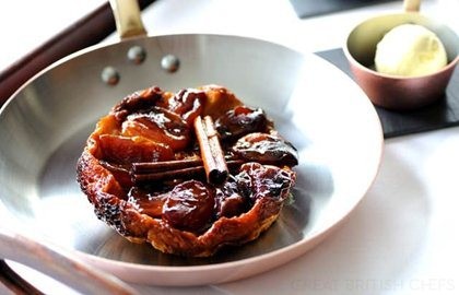 Tarte Tatin of Pink Lady apples