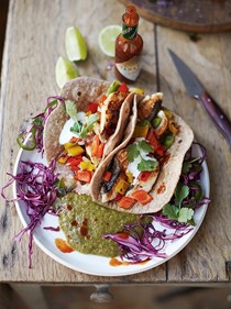 Tasty fish tacos, game-changing kiwi, lime & chilli salsa