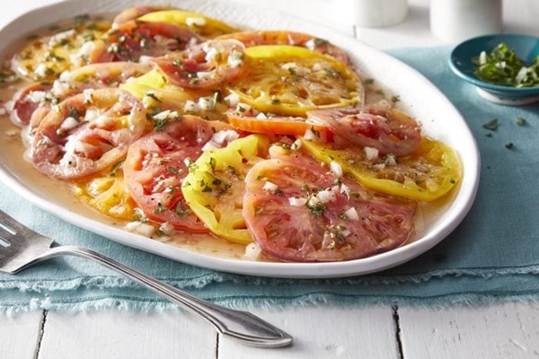 Tasty marinated tomatoes