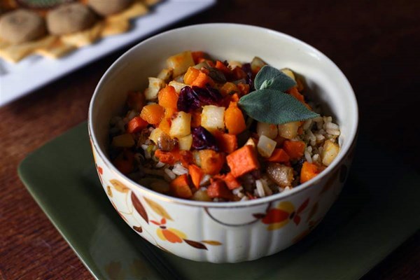 Tatanka Truck fried wild rice bowl