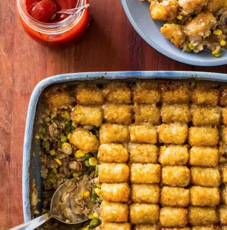 Tater Tot hotdish