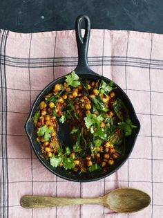 Tea-steeped chickpeas