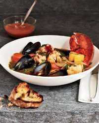 Ted Allen's lobster bouillabaisse