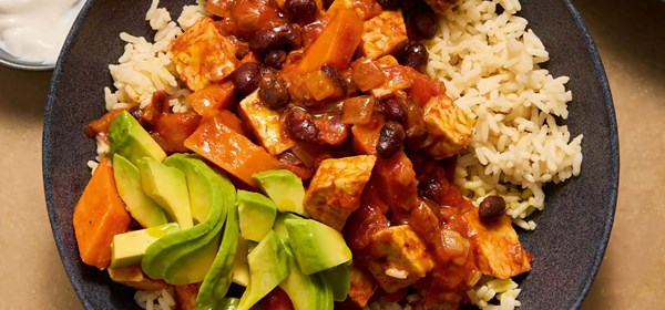 Tempeh &  black bean chilli