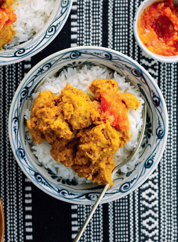 Tempeh curry (Rendang tempe)