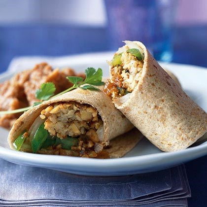 Tempeh fajitas