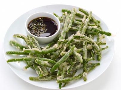 Tempura green beans