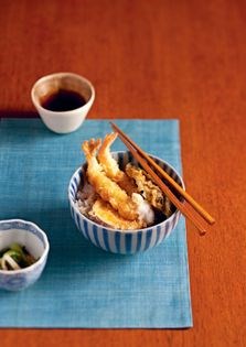 Tempura on rice (Tendon)