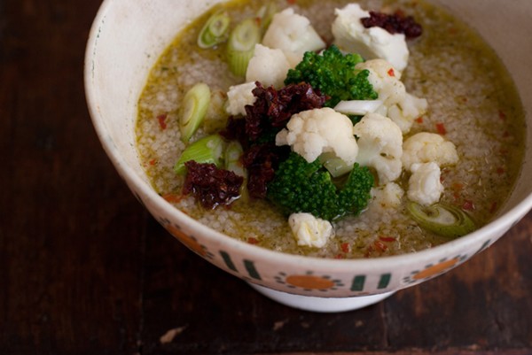 Ten minute couscous soup