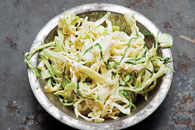 Tennessee-style mustard coleslaw