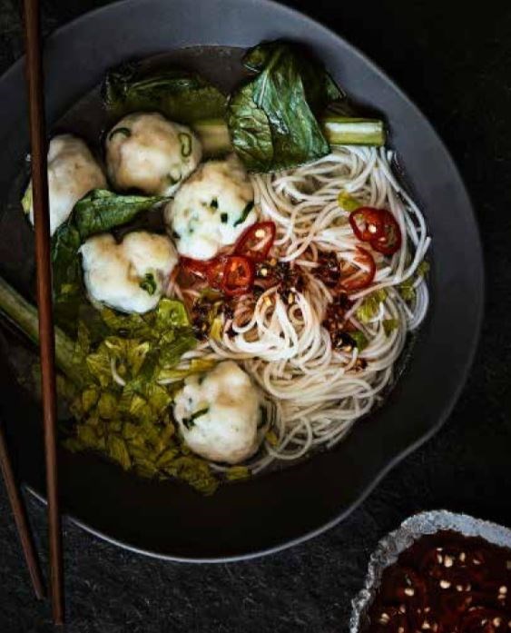 Teochew fish ball noodle soup
