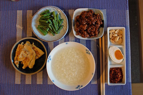 Teochew porridge for one