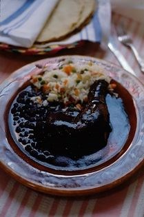 Teotitlán-style black mole (Mole negro de Teotitlán)