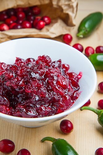 Tequila and lime jalapeno cranberry sauce