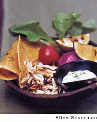 Tequila-lime chicken tacos