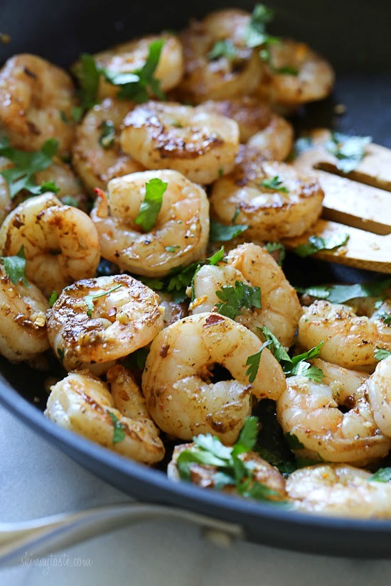 Tequila lime shrimp