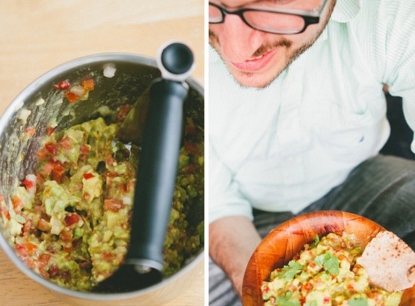 Tequila-spiked guacamole