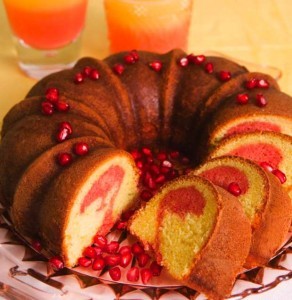 Tequila sunrise cake