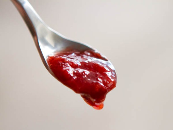 Tequila sunrise marmalade with orange and pomegranate