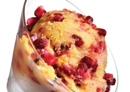 Tequila sunrise sorbet