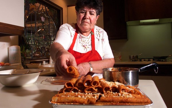 Teresa Sanchez's enchiladas