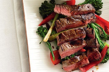 Teriyaki beef with vegetables