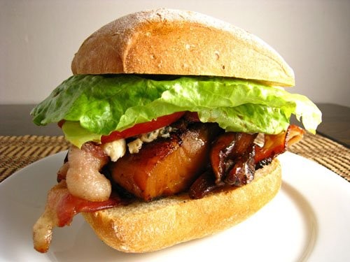 Teriyaki black cod burger