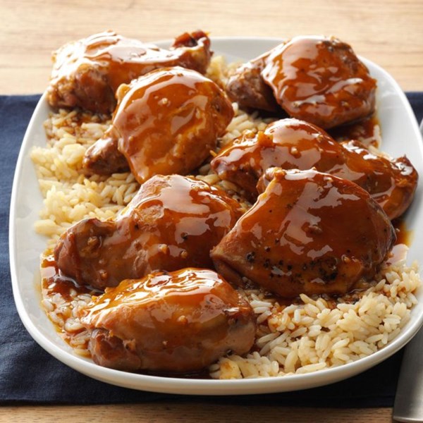 Teriyaki chicken thighs