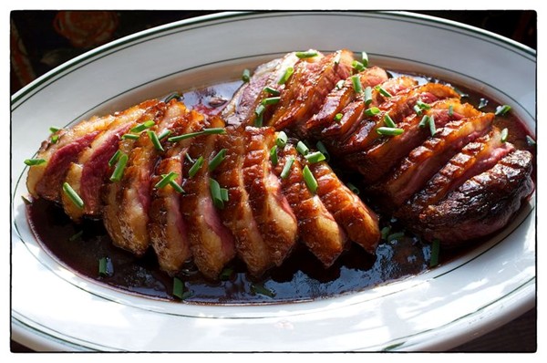 Teriyaki duck breast