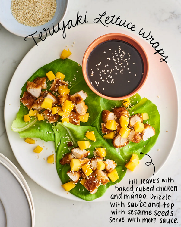 Teriyaki lettuce wraps