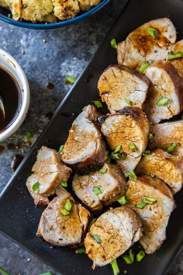 Teriyaki pork tenderloin