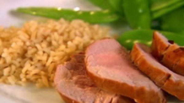 Teriyaki pork tenderloin