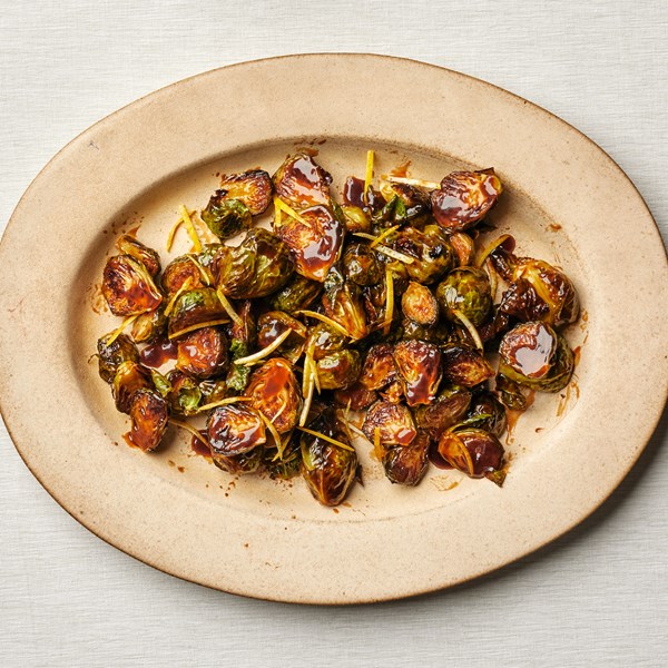 Teriyaki-style Brussels sprouts 