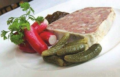 Terrine of calves liver