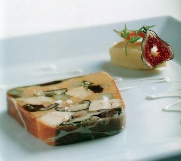Terrine of free range chicken and foie gras