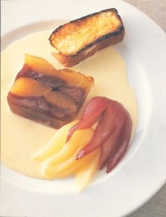 Terrine of pears