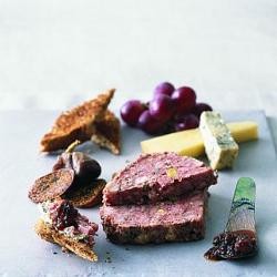 Terrine with artisan cheeses, chutney & toasts