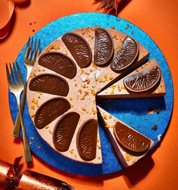 Terry's double-chocolate orange cheesecake