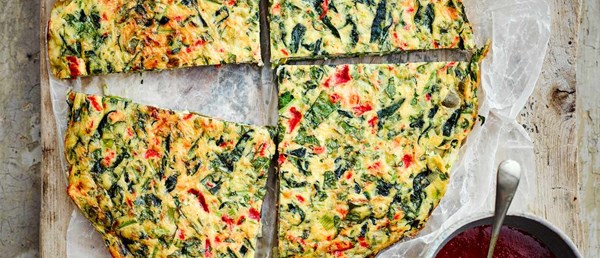 Tex-Mex baked veggie frittata